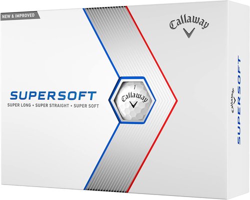 Callaway Golf Supersoft Golf Balls - Exceptional Distance & Soft Feel | 12-Pack White