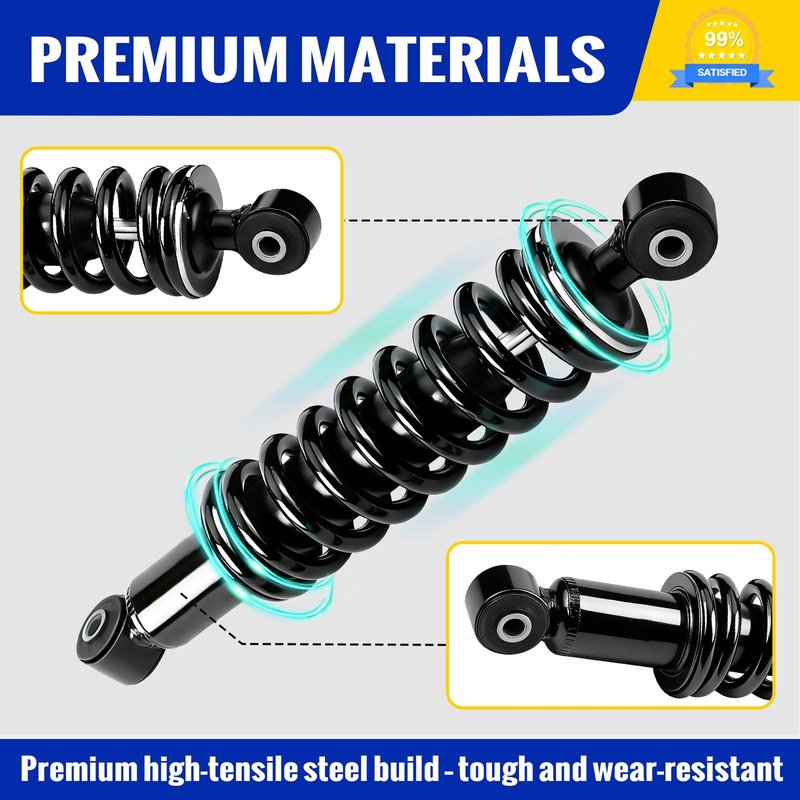 Roykaw Golf Cart Rear Shock Absorbers Assembly Kit Compatible with Yamaha G29/Drive Gas & Electric Models, Heavy Duty Shocks,Replaces #JW1-F2210-10-00, JW1-F2210-00-00, JW2-F2210-10-00, JW2-F2210-10