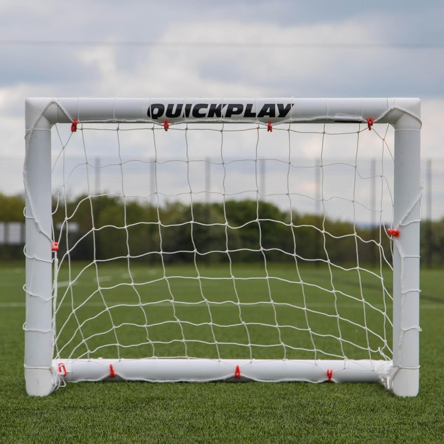 QUICKPLAY Q-Fold Soccer Goal - Portable & Weatherproof Design | Easy 30-Second Setup for All Ages