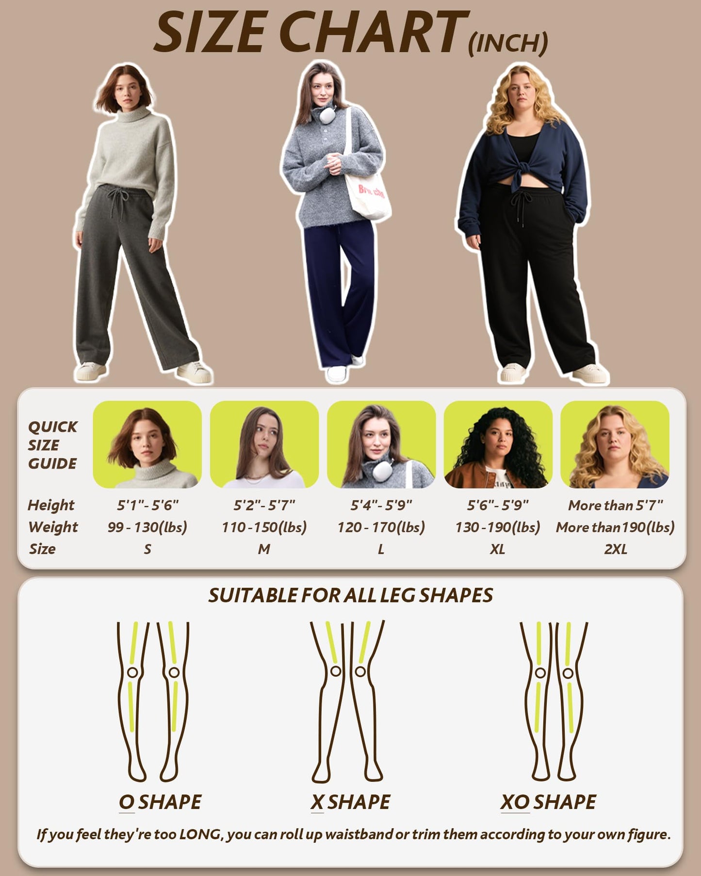 CAMPSNAIL Womens Fleece Lined Sweatpants Wide Leg Winter Warm Thermal Straight Leg Baggy Lounge Sweat Pants with Pockets Black
