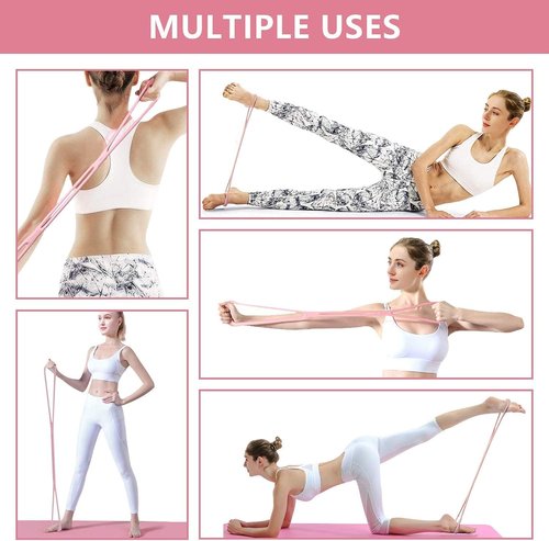 Figure 8 Resistance Band - Portable Elastic Fitness Tool for Strength Training & Physical Therapy