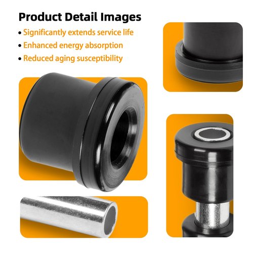 Front & Rear Leaf Spring Bushing Kit for Club Car DS Golf Cart (1981-Up DS) Replace 1012303, 1015583