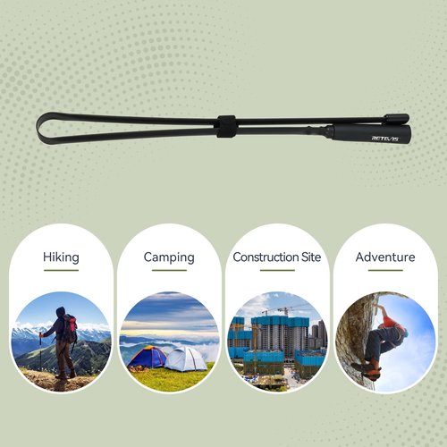 Retevis RT85 Foldable CS Tactical Ham Radio Antenna,SMA Male 136-174/400-480MHz Dual Band Antenna,for Retevis RT85 RA89 RB17V RT3S RT81 P2, Compatible with BaoFeng and GMRS Radios(1 Pack)