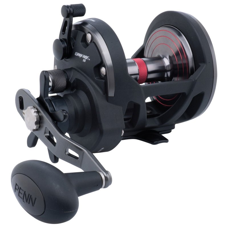 PENN Warfare Star Drag Conventional Nearshore/Offshore Fishing Reel, HT-100 Star Drag, Max of 15lb | 6.8kg, Made with Corrosion-Resistant Graphite Frame