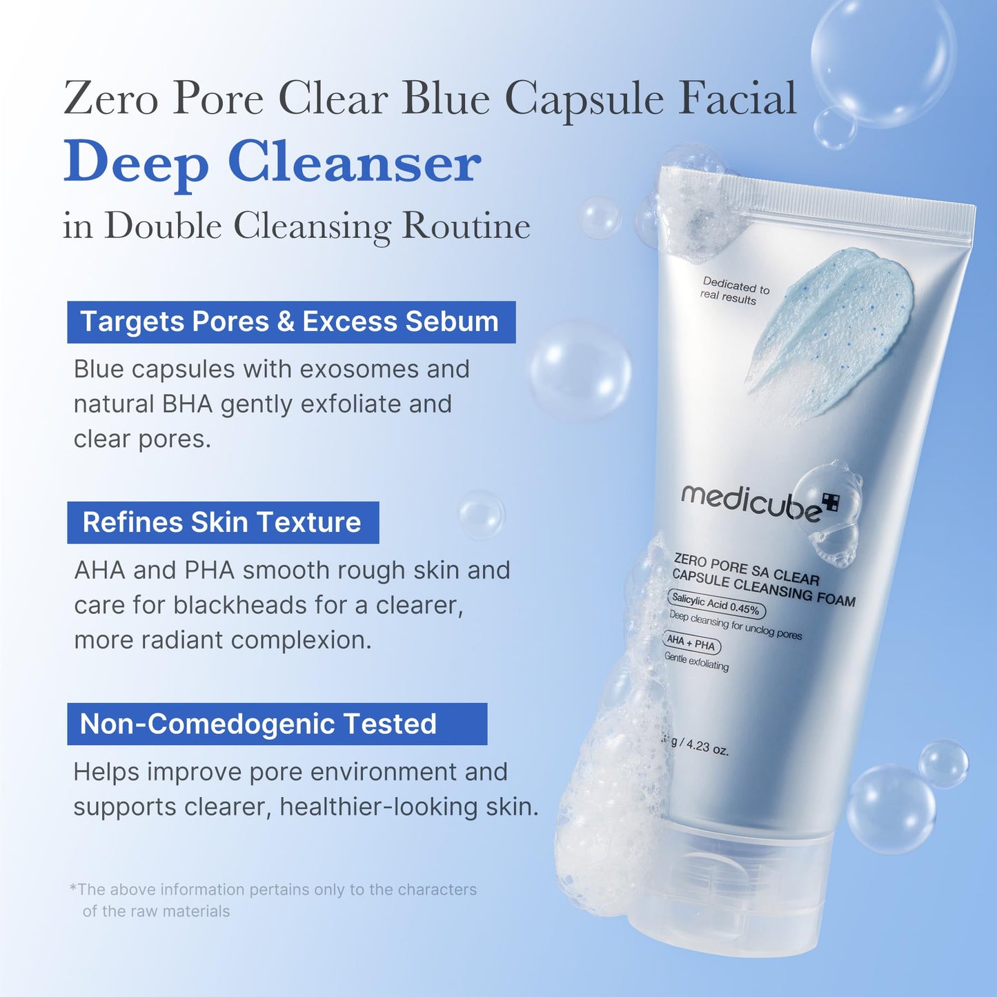 medicube Facial Cleanser Zero Pore Capsule Cleansing Foam