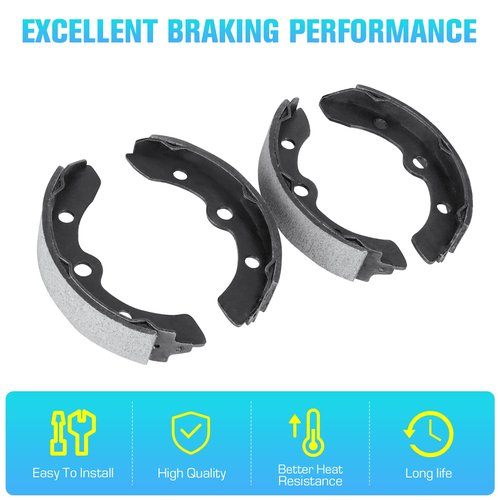 Golf Cart Brake Shoes & Drum Spring Kit for Culb Car DS 1995-2022 Precedent 2004-2022, for EZGO Gas & Electric 1986-1995, for Yamaha G1 1982-2022, G2 G8 G9 Up to 1992 23364G1 27249G01 27251G1
