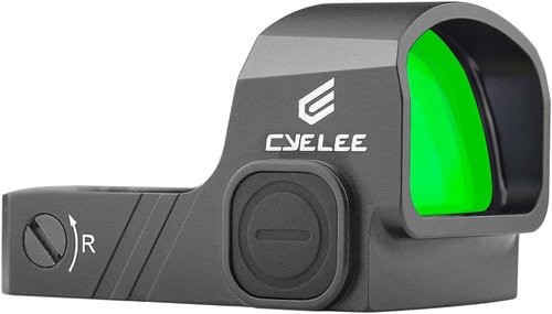 Cyelee Micro Green Dot Sight - 3MOA Reflex Sight for RMS/RMSc/407k/507k Footprint | Motion Activated Standby