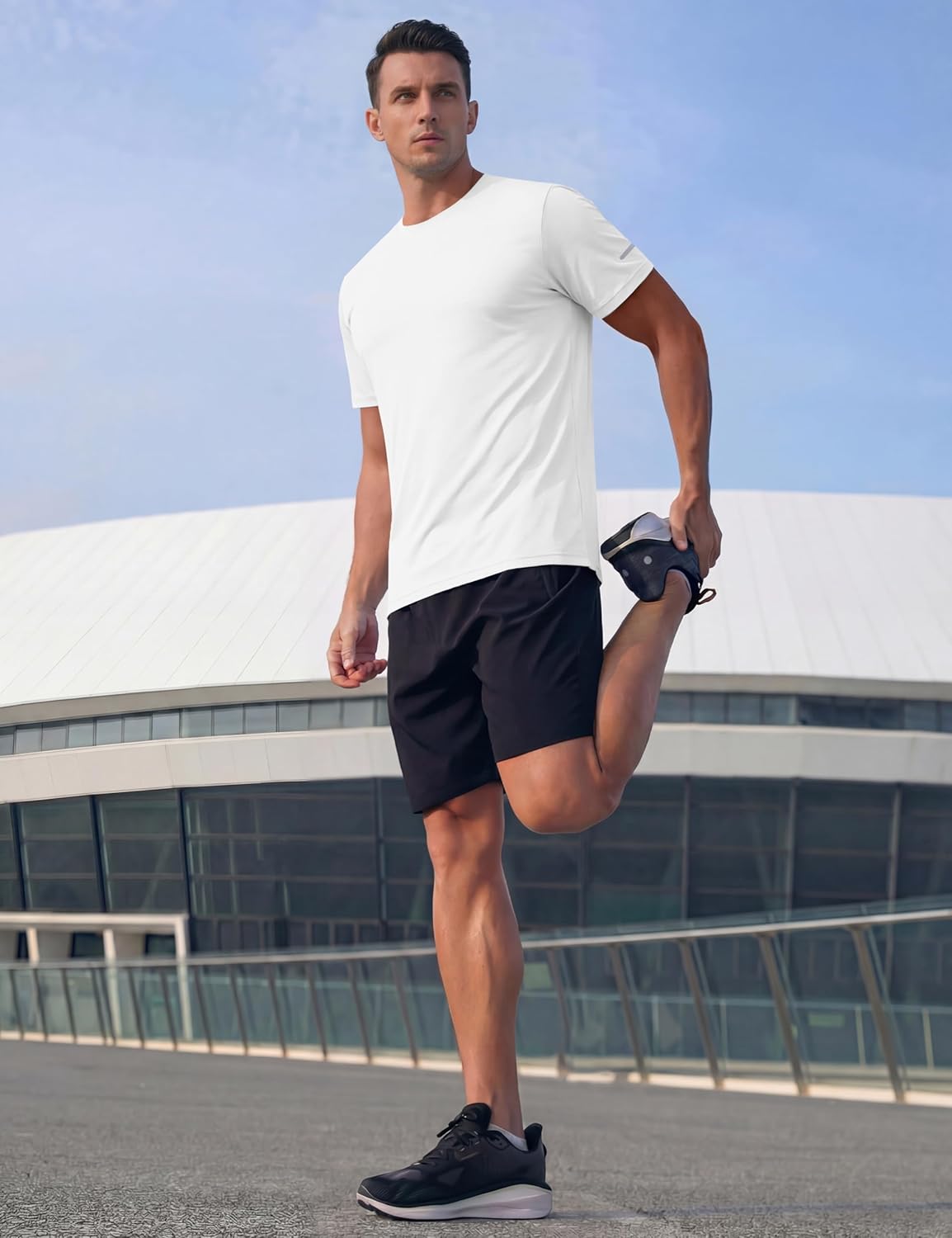 TACVASEN Men's Athletic T-Shirts - Short Sleeve Dry Fit with UPF 50+ Sun Protection | Ideal for Running & Gym