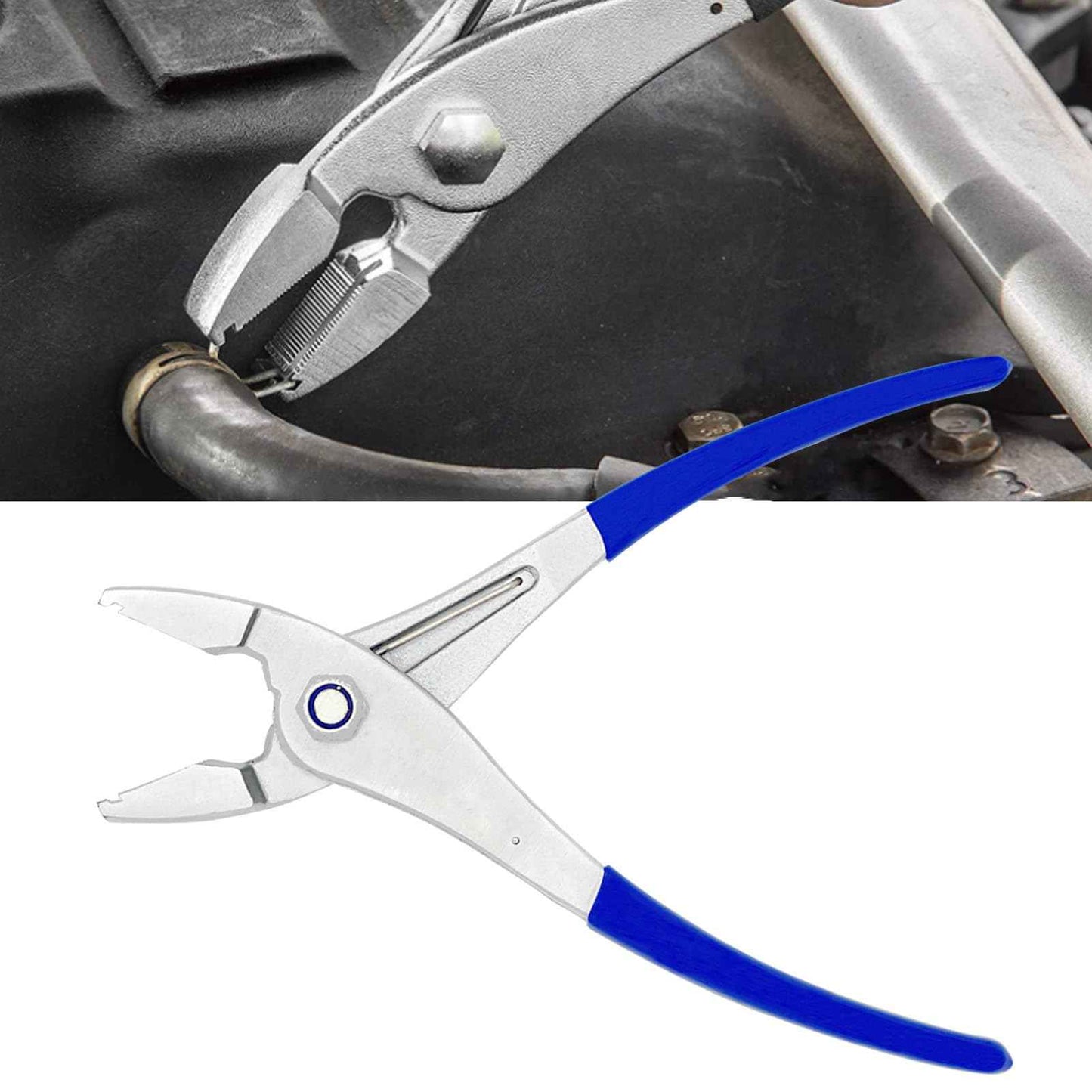 Caoeal Hose Clamp Pliers Automotive for Fuel Lines, Multi Directional Hose Pliers Radiator Hoses, Hold Clamps and Repair Plier