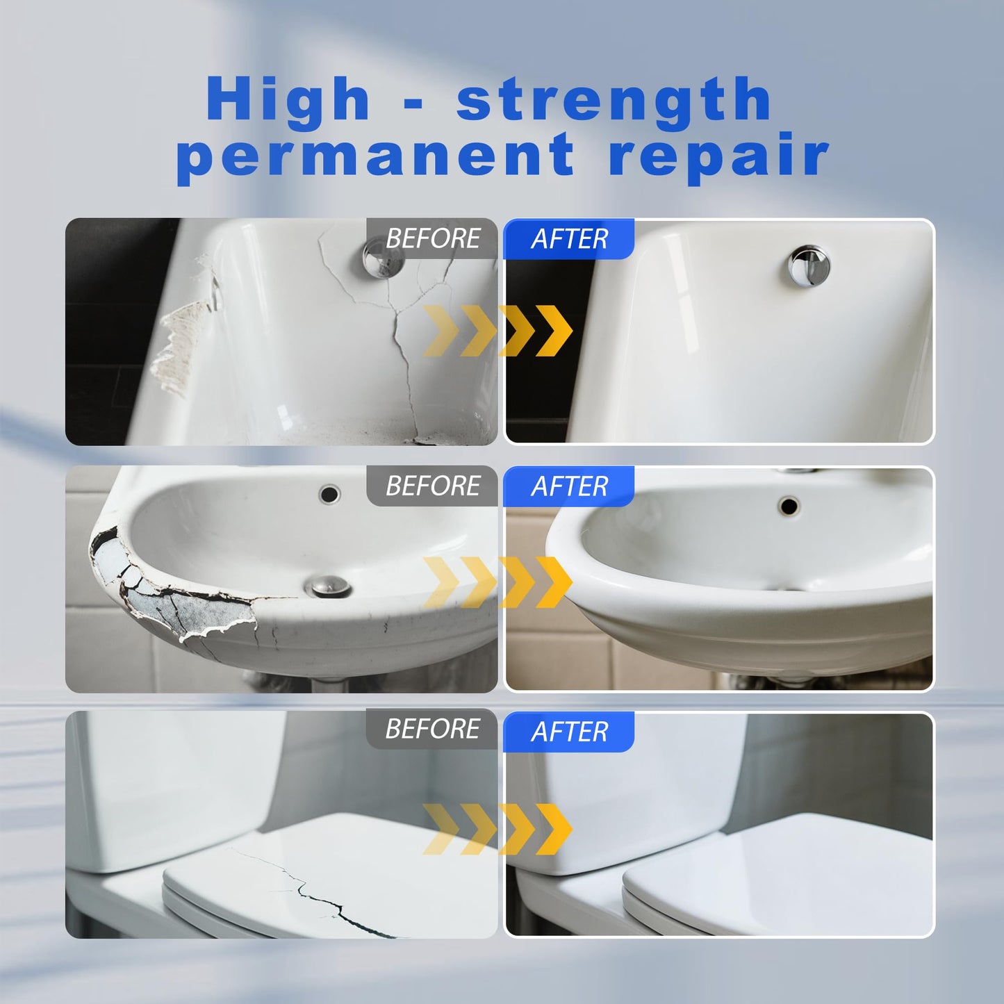 Tub Repair kit White，Great for Marine Fiberglass Shower,Porcelain Sink,Ceramic,Acrylic Bathtub Patch chip,Erase a Hole,Toilet refinishing,high Strength Small Hole Grout chip Hole Caulk Repair (1)