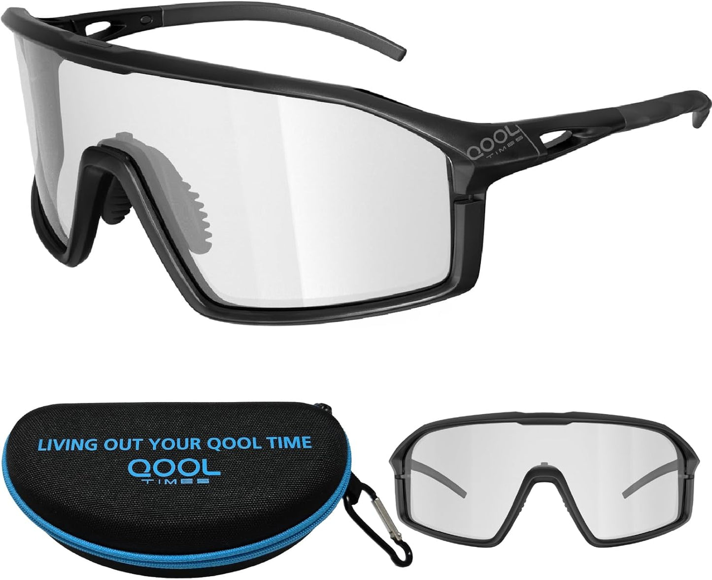 Polarized Cycling Sunglasses - UV Protection for Outdoor Sports | Ideal for Golf, Running & MTB