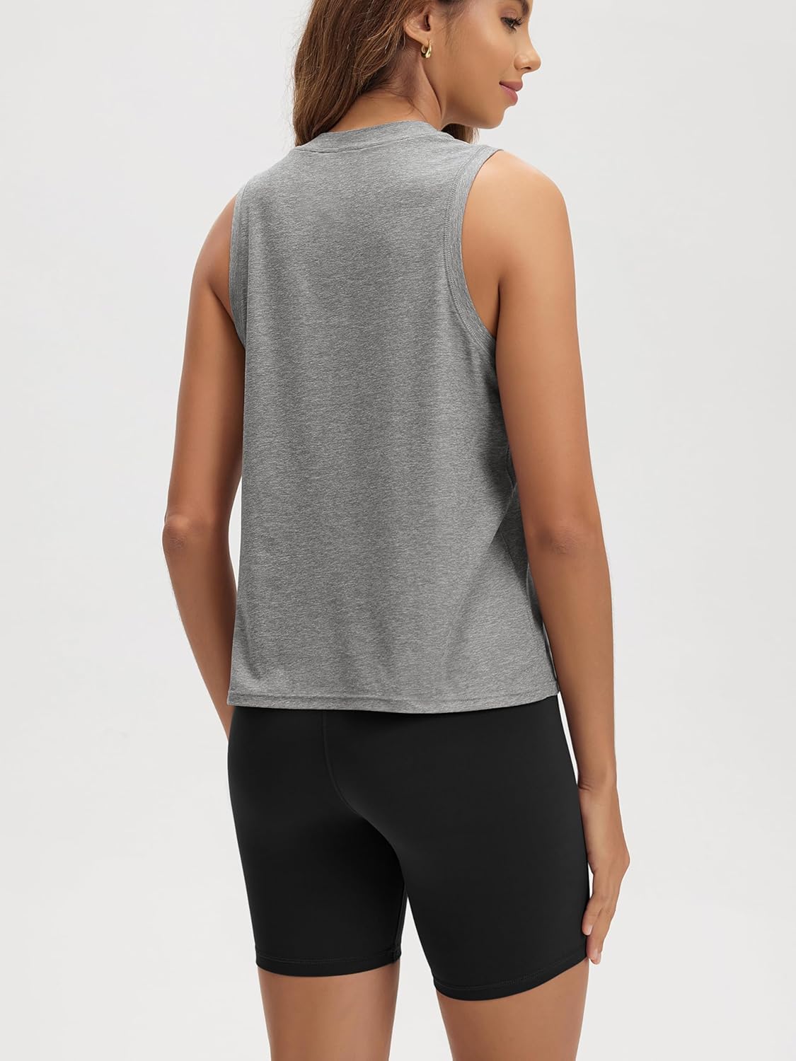 ODODOS Women's Performance Tank - Ultra Soft odSTRATUM Tech Sleeveless Tee with High Crew Neck | Comfortable Fit