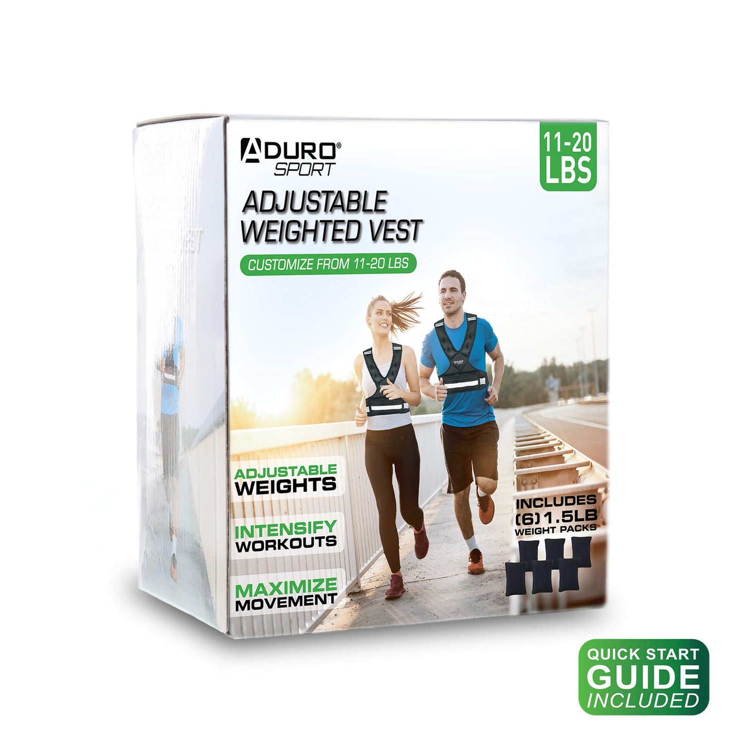 Adjustable Weighted Vest 4-10lbs/11-20lbs/20-32lbs/26-46lbs for Men, W