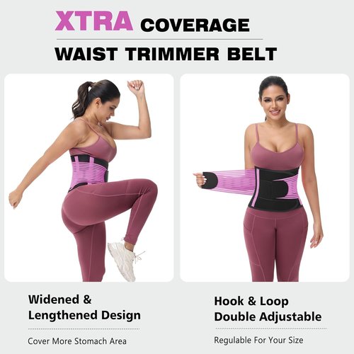 KOOCHY Waist Trainer - Adjustable Sweat Band for Tummy Control & Weight Loss | Fitness Gym Accessory