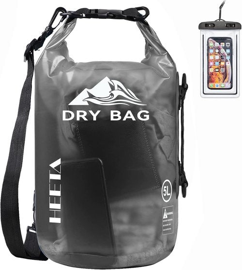 HEETA Waterproof Dry Bag - Lightweight Roll Top Storage for Travel | 5L/10L/20L/30L/40L Sizes