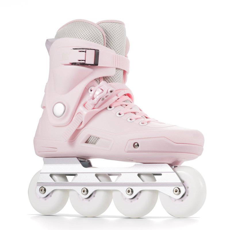 SWAY Professional Inline Skates for Adult, High Performance Roller Skates for Women Men, Racing Skates for Teens, Male, Female, Roller Blades Size 4-10, ABEC-11 Bearing (Pink, XL - (7.5-8.5M/8-9W))