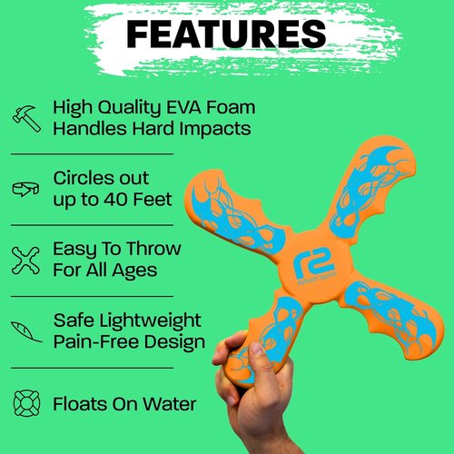 Boomerang for Kids - Fun Outdoor Toy for Boys & Girls | Perfect Summer Gift & Birthday Favor