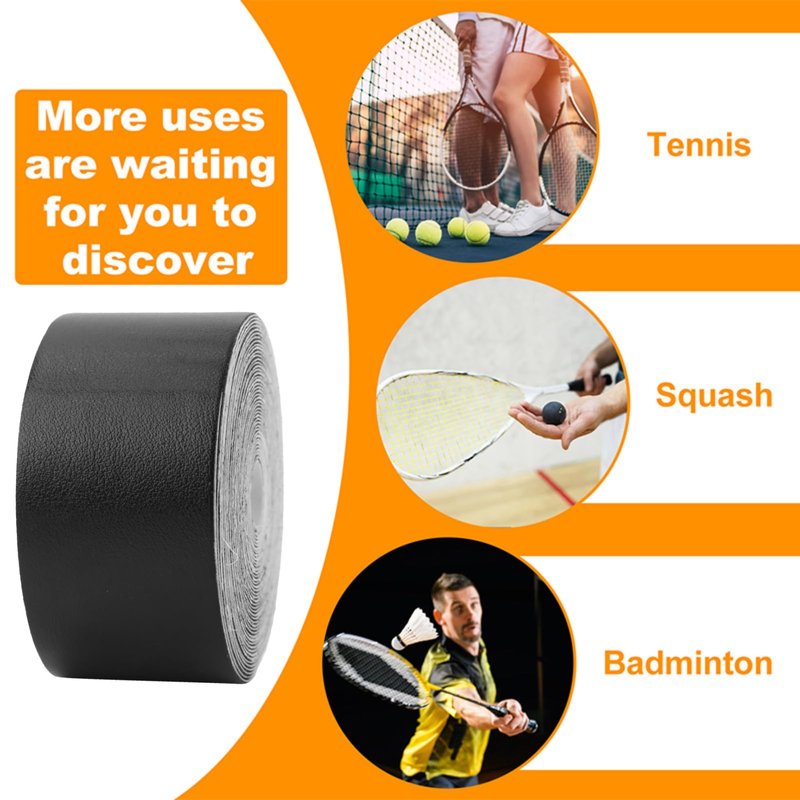OUKENS Premium Tennis Racket Tape | 5m Racquet Head Protection Guard | Anti-Scratch Frame Tape for Tennis, Padel, Squash Rackets | Durable Head Tape & Finishing Tape