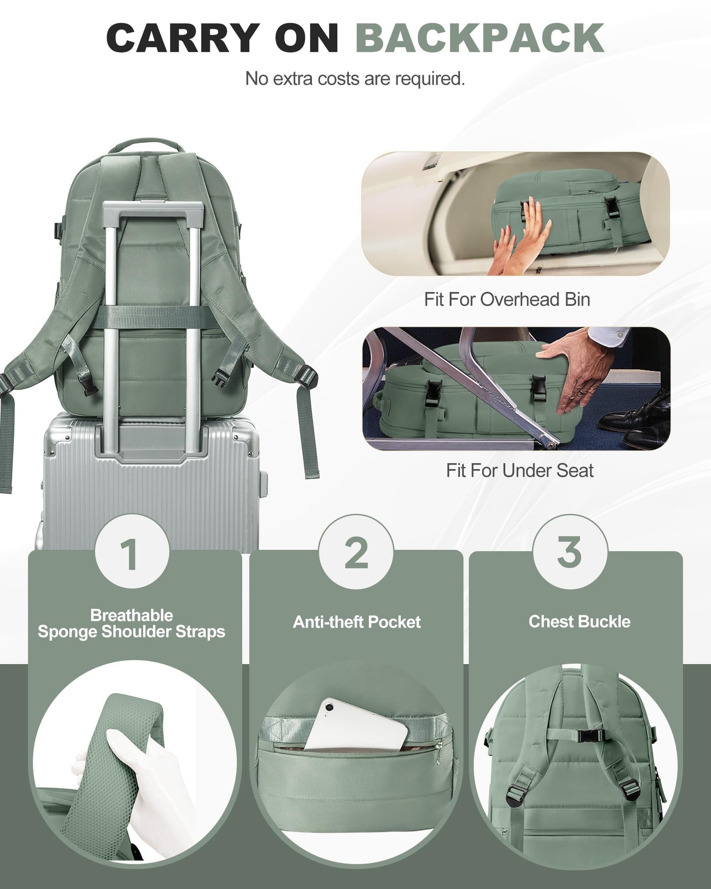 coofay Vacuum Backpack Travel with Pump Vacpack Backpack with Vacuum System Travel Compression Backpacks for Women Mochila De Viaje Carry on Luggage