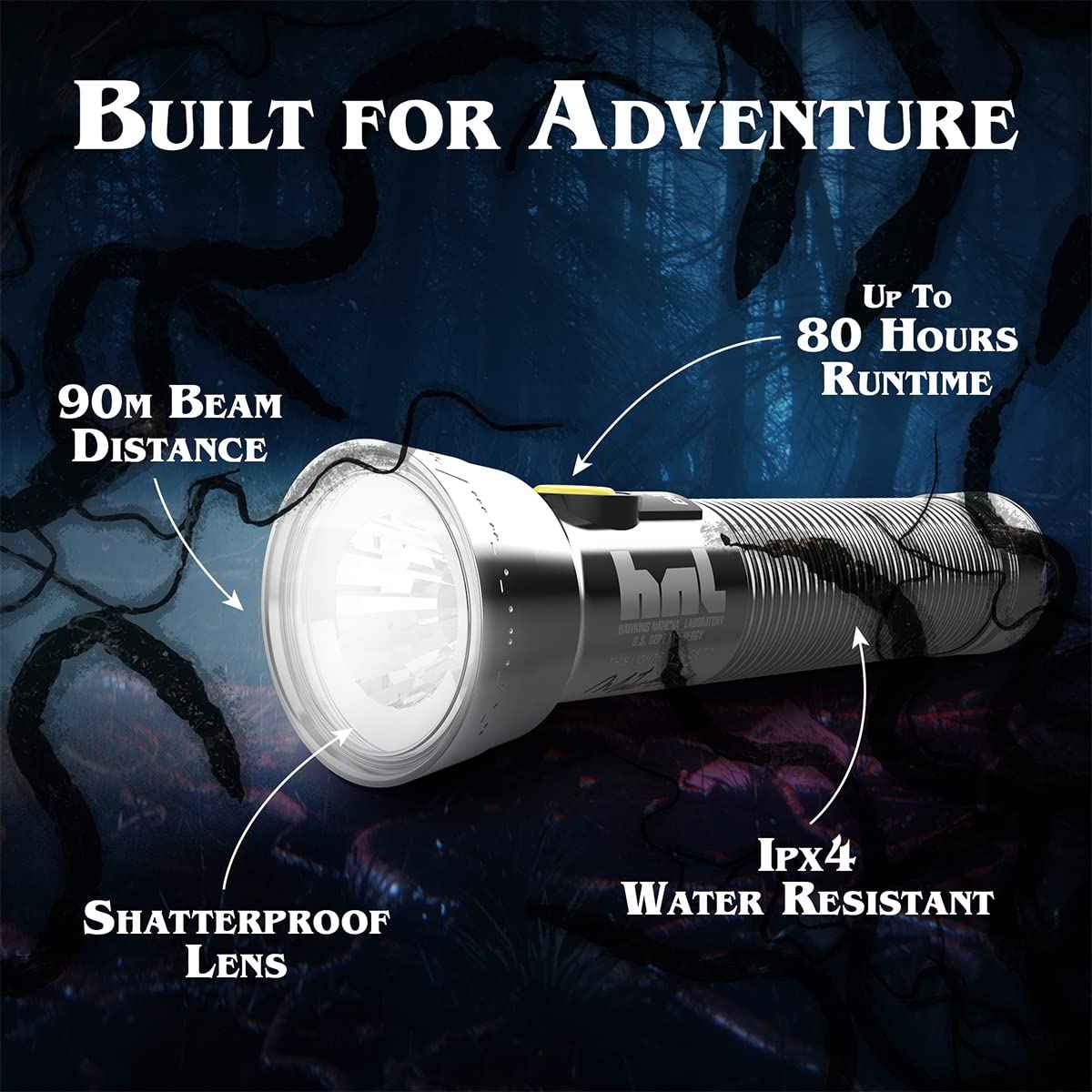 Stranger Things Demogorgon Hunting LED Flashlight by Energizer, Limited , Vintage , Collector‚Äôs Edition (Batteries Included)