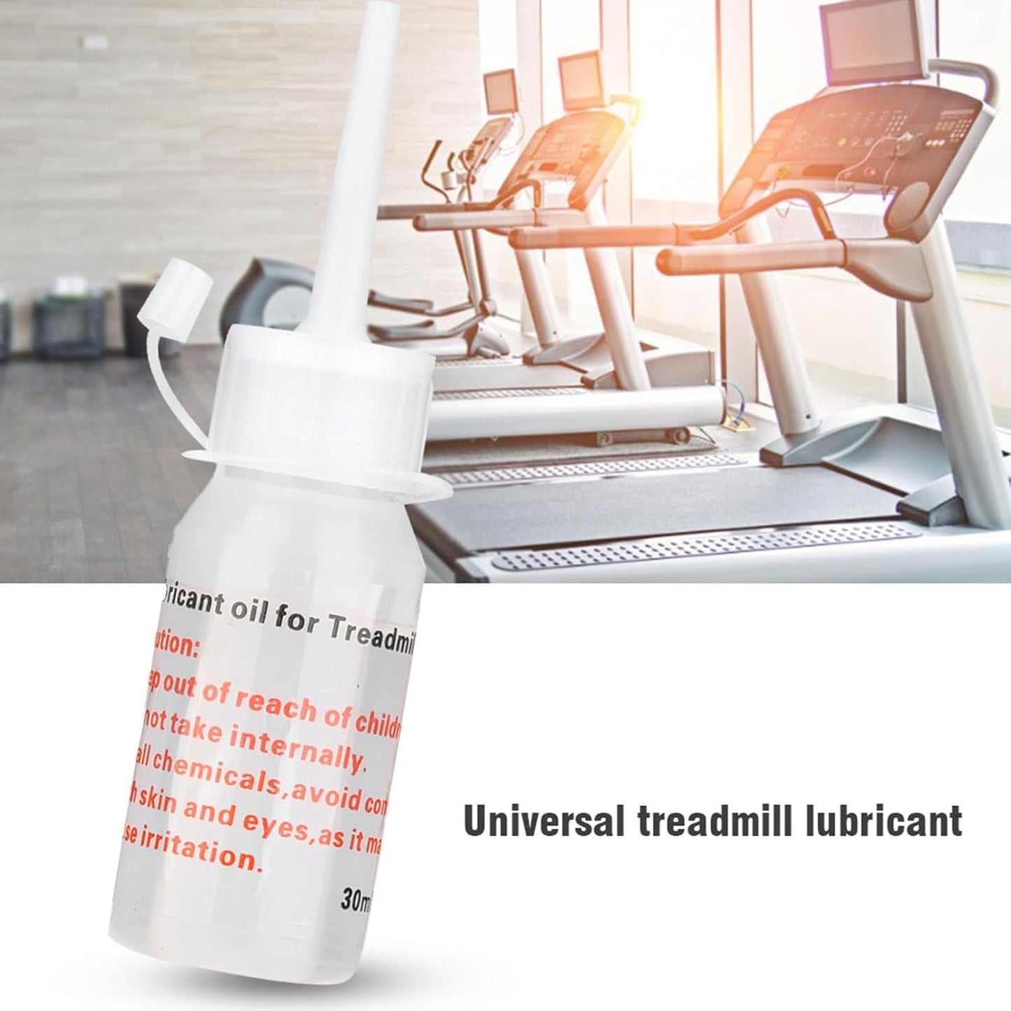 Skiennix Silicone Treadmill Lubricant - Easy to Apply 30ml Oil for Smooth Running | 3 Bottles Pack