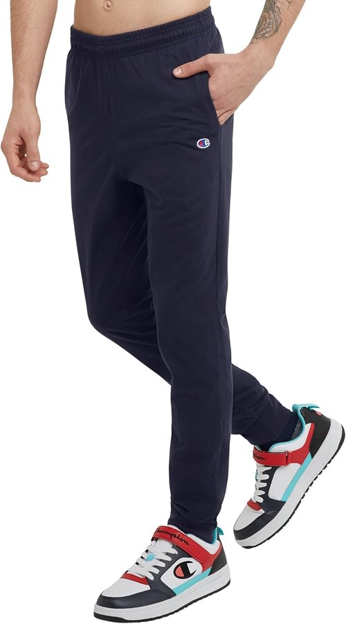 Champion Men's Joggers - Lightweight Cotton Lounge Pants for Comfort | 31" Length