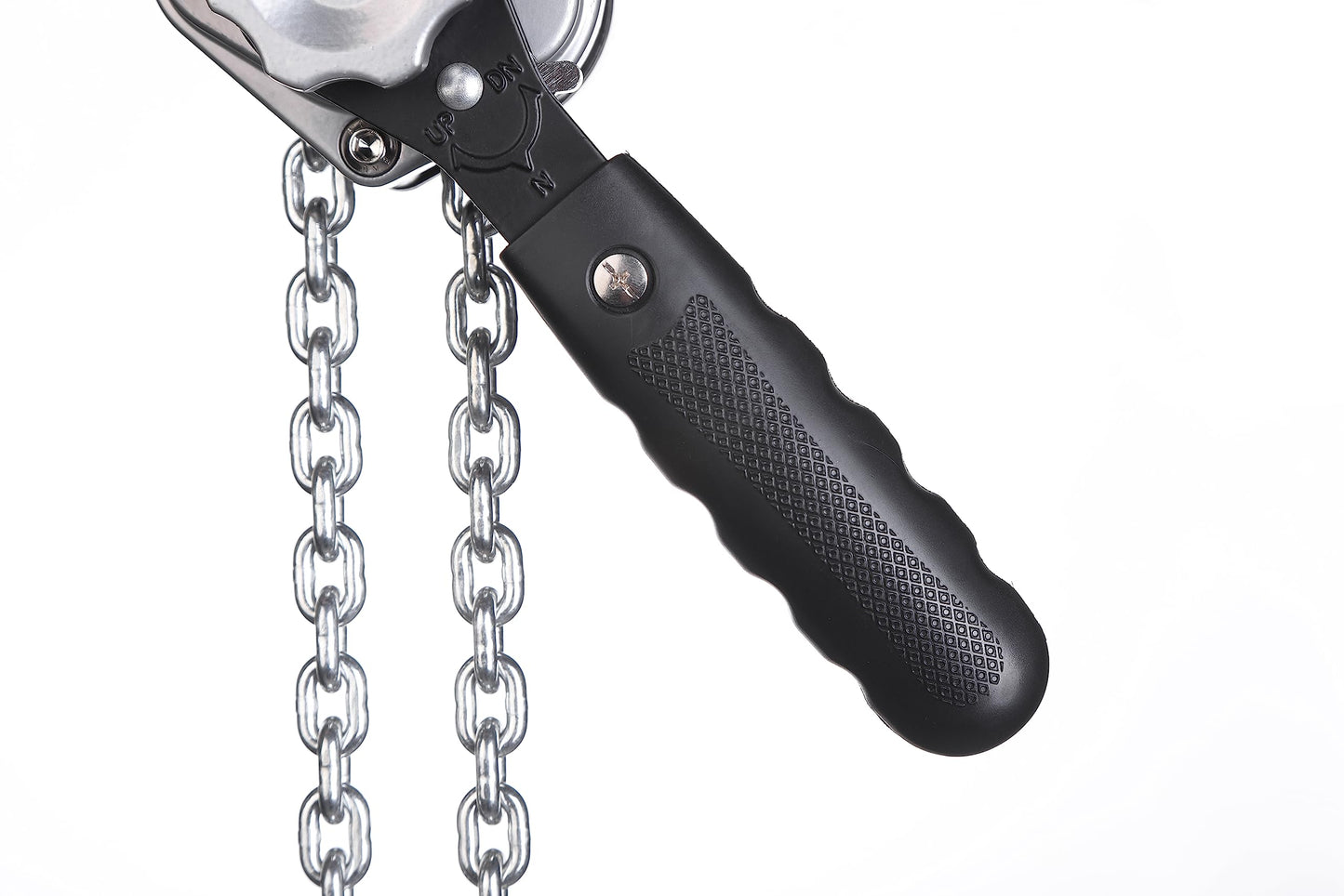 Amarite Mini Hand Lever Chain Hoist -0.25t 550lbs Come Along Chain Block with Alloy Steel G80 3M 10ft Chain-Light Weight Portable Mini-Puller Hoist 1/4 Ton Lifting Capacity, 10 Ft Lifting