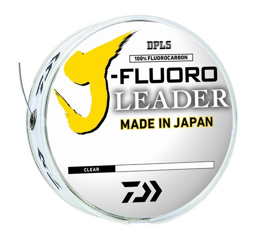 Daiwa J-Fluoro Leader 6# 100YDS Clear 100% FLUOROCARBON, Multi, One Size