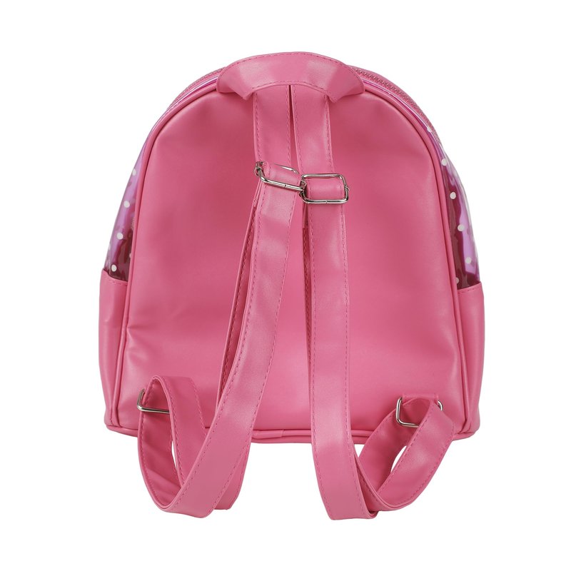 Bioworld Hello Kitty Heart 10" Pink Polka Dot Women's Mini Backpack