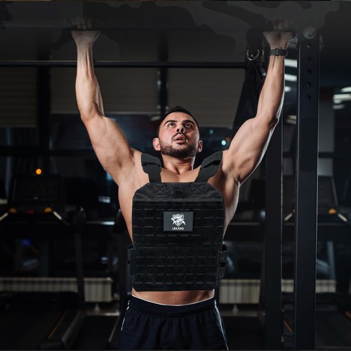 8.75 lb Curved Weighted Vest Plates for Men and Women - 1 Pair Ergonomic Contoured Steel Plates - High-Density Build for Weighted Vests, CrossFit, Hero WOD and Rucking
