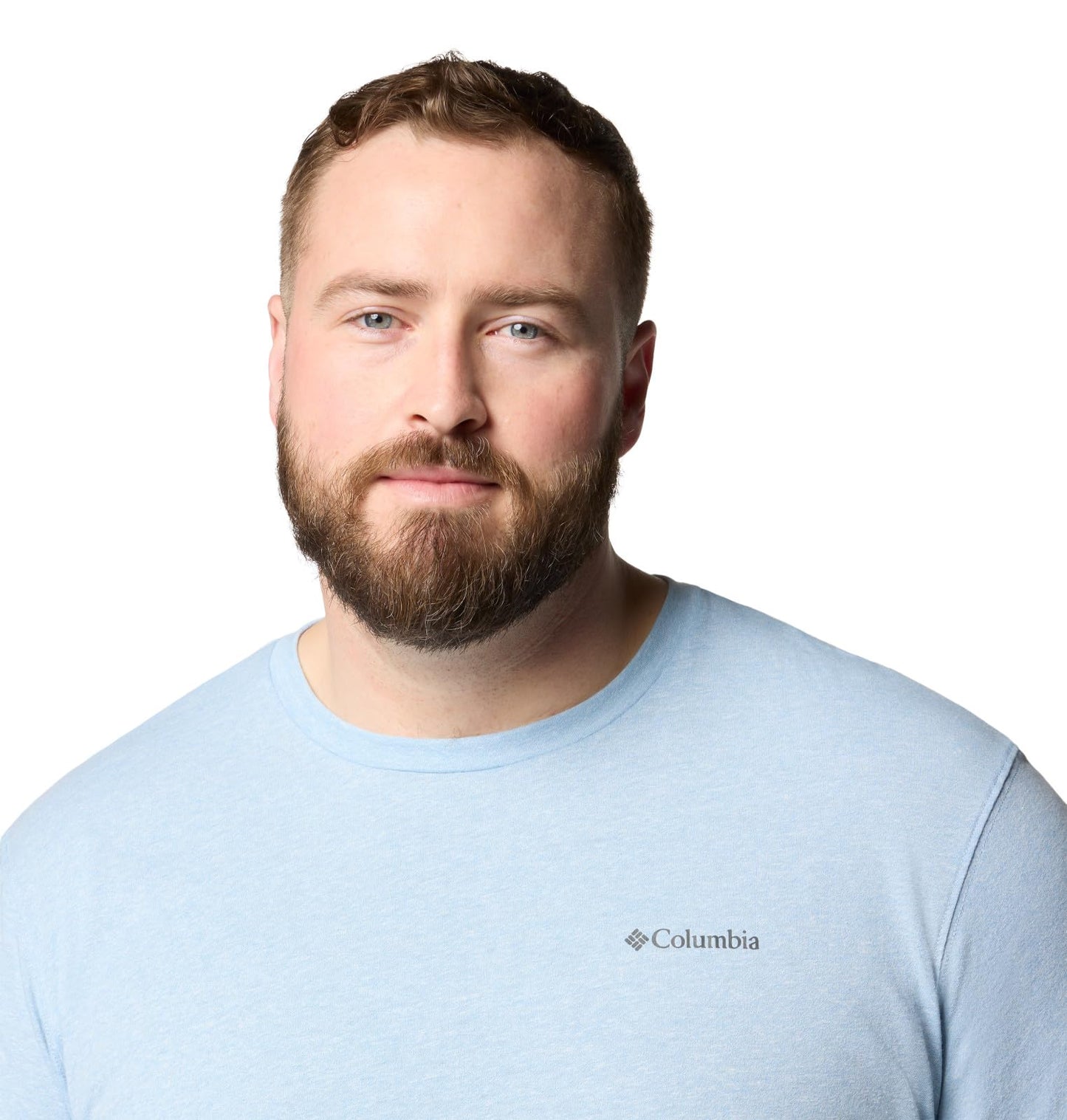 Columbia Mens Thistletown Hills Short Sleeve T-Shirt, Ripple Blue Heather, 3X Tall