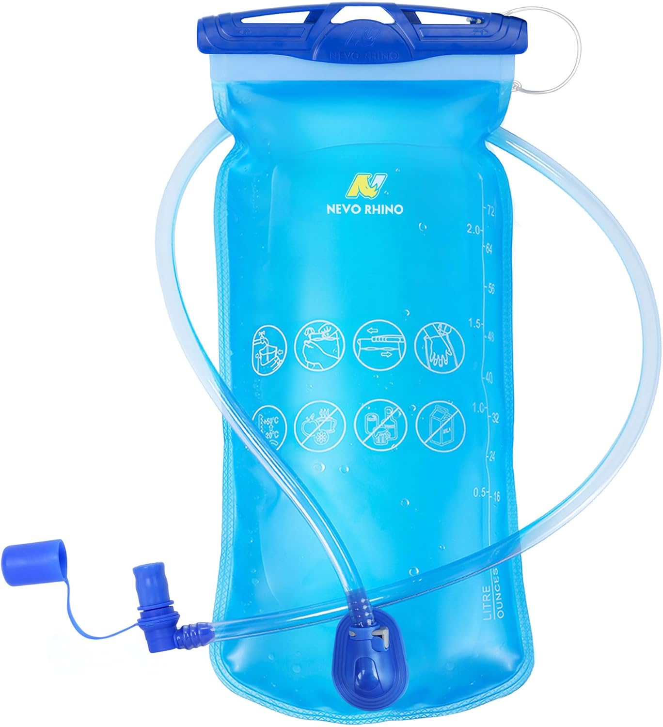 N NEVO RHINO Hydration Bladder | Leak-Proof 1.5L/2L/3L BPA-Free Water Reservoir for Hiking Packs