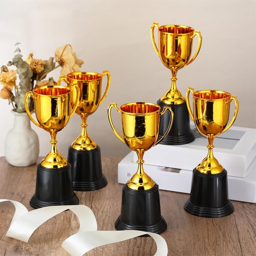 Ecation 9-Inch Gold Trophy Award - Appreciation Gift for Employees, Teachers, Nurses & Volunteers