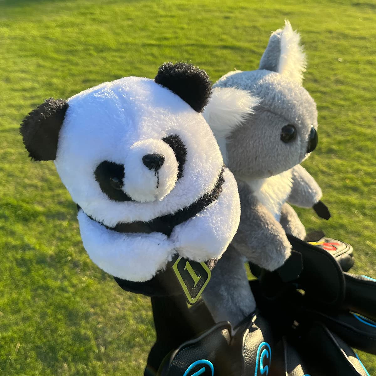 1 Pcs Panda Golf Driver Headcover 460CC Golf Club Head Cover Golf Driver Cover Made for Taylormade Titleist D2 D3 917 Callaway Epic Ping