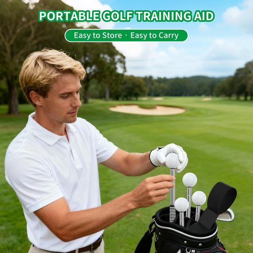 GPANDAG 2 Pack Golf Grip Trainer and Golf Wrist Trainer, Golf Training Aid w/Click Feedback for Warm Up/Strength Training, Golf Swing Trainer Right Left Gift for Golfers, Indoor Outdoor Golf Arm Band