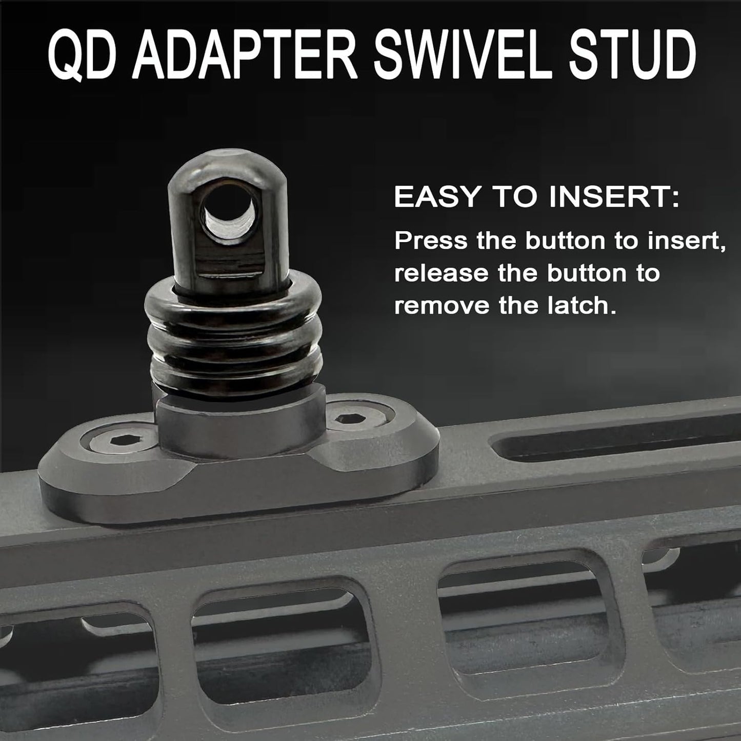 QD Sling Swivel Stud - Heavy Duty Steel Quick Detach Sling Mount | Durable and Reliable Design