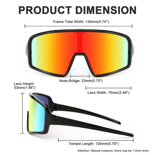 FEISEDY Sports Cycling Sunglasses 4 Lenses Baseball Fishing Ski Running Trekking Golf UV400 Mirrored Sun Glasses B2962