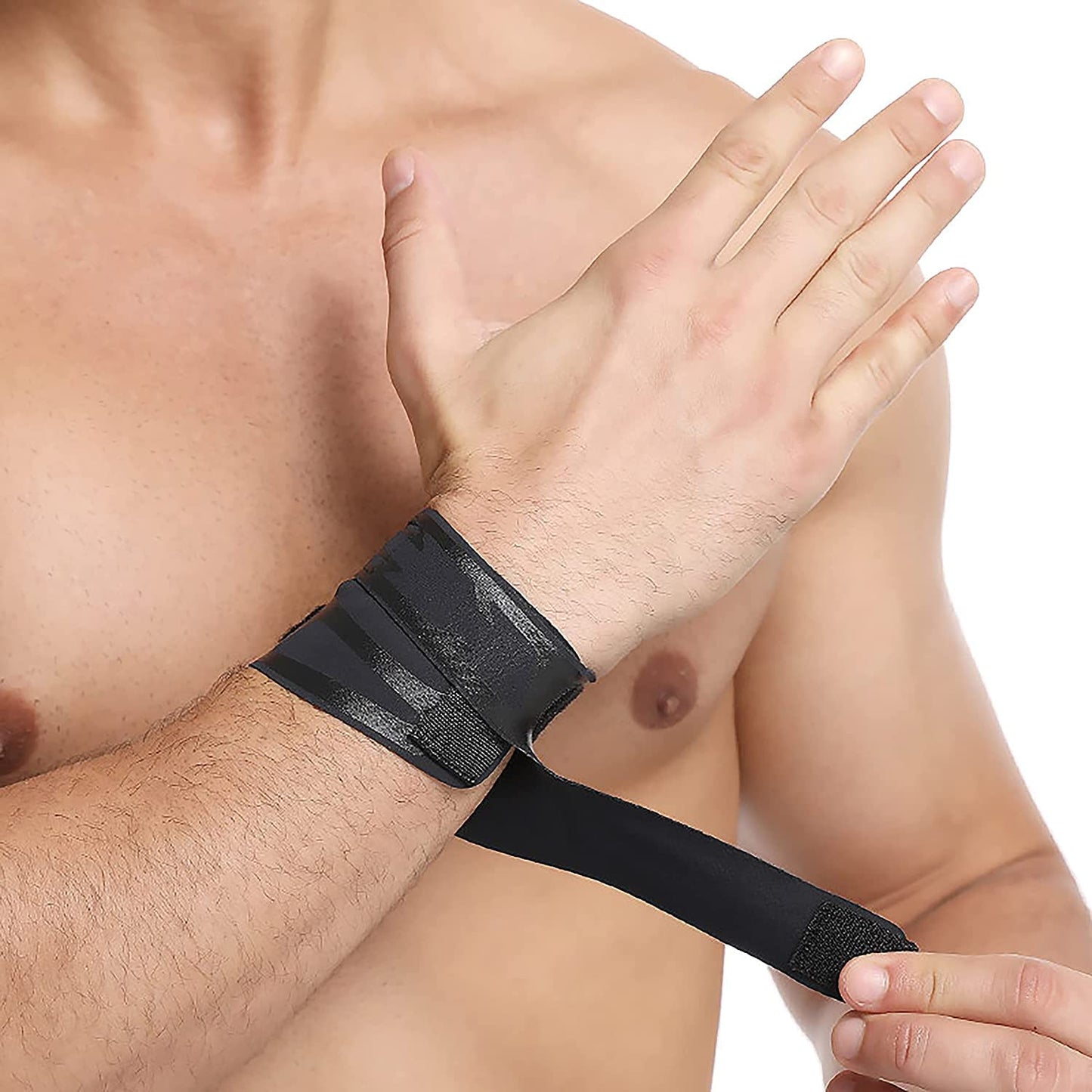 Mezeic Wrist Brace for TFCC Tear, Ultra-thin Compression Wrist Straps Weightlifting Wrist Wraps Adjustable Wrist Support for Sport Protection, Tendonitis Arthritis Wrist Pain - Black