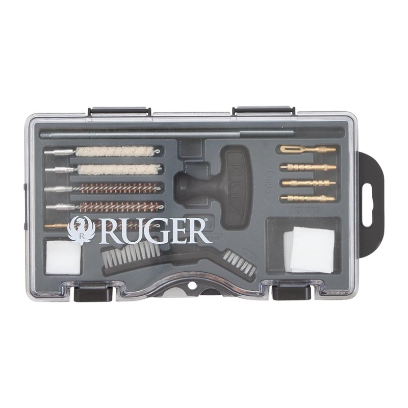 Allen Company Ruger Cleaning Kit with Case - Rimfire .22 Cal Rifle and Handgun - 16-Piece - Gun Accessories for Men and Women