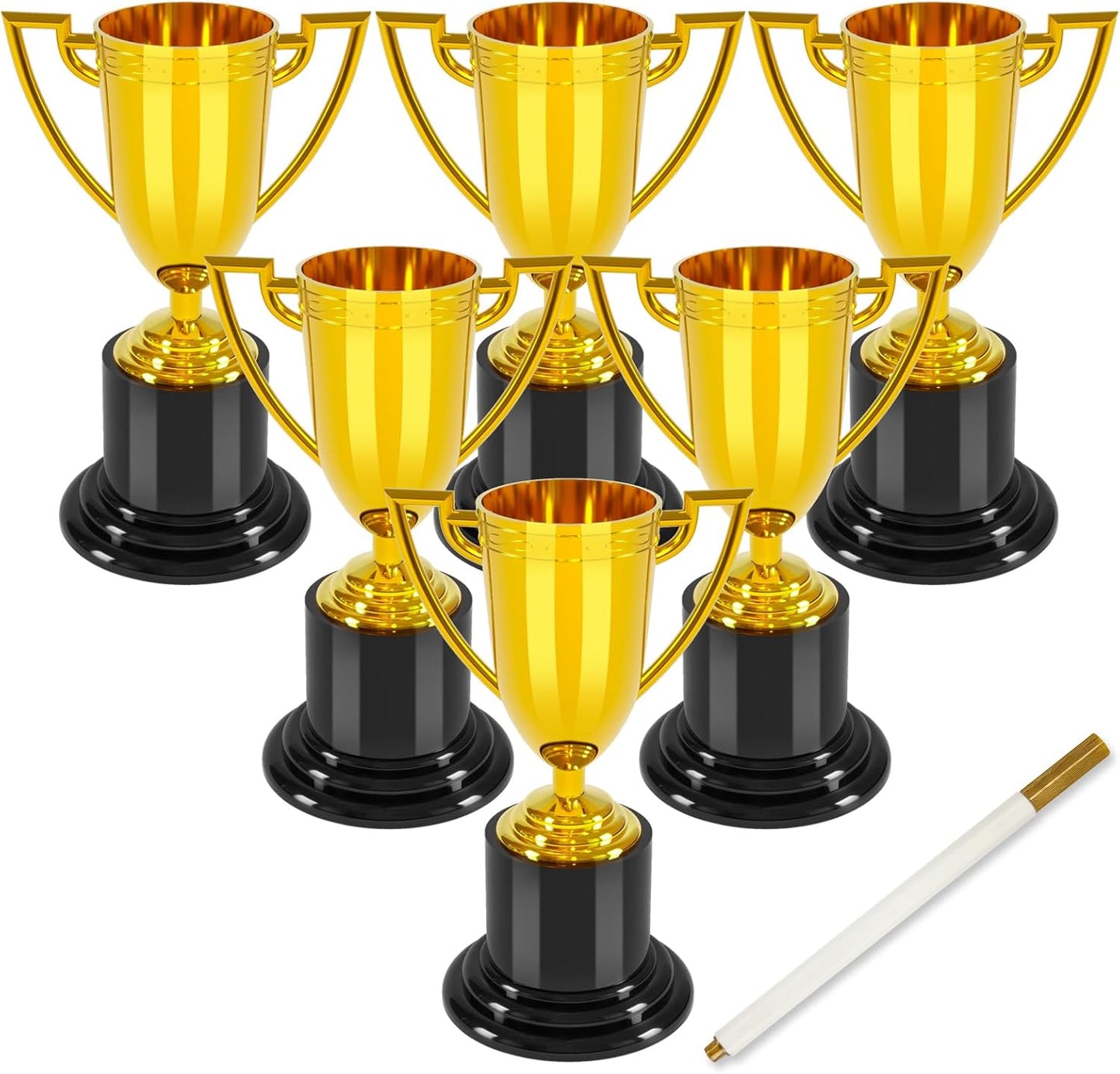 Skiennix 4-Inch Mini Trophies - Perfect for Kindergarten Graduation & Kids Sports Awards