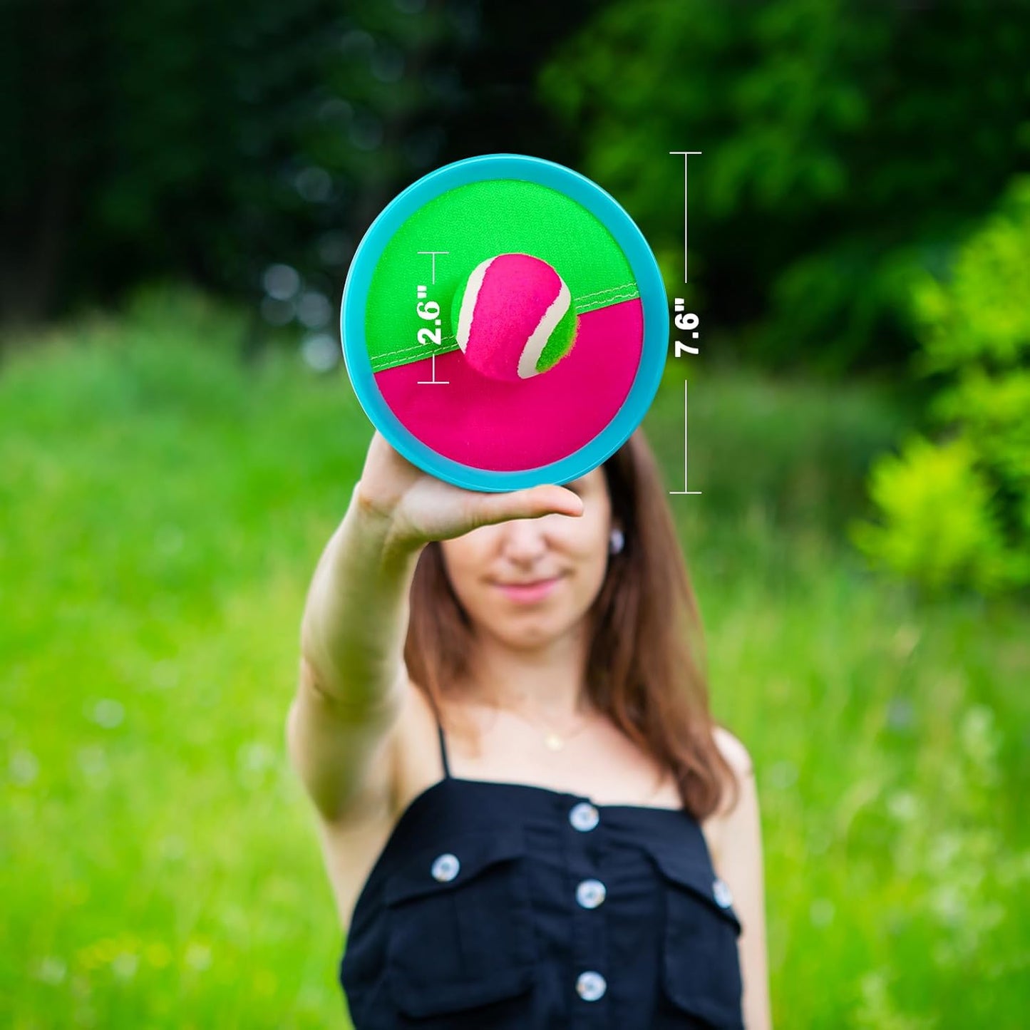 Ayeboovi Toss and Catch Ball Game - Fun Outdoor Toy for Kids Aged 3-10 | Perfect for Yard and Beach Games