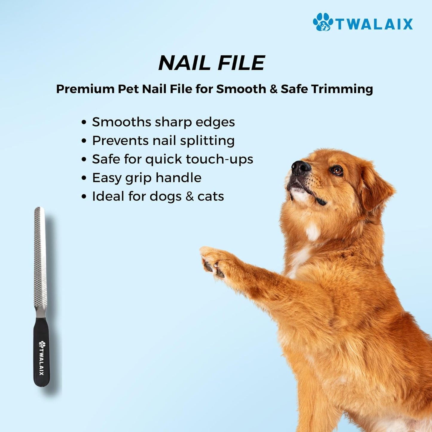 Skiennix 6-in-1 Pet Grooming Kit - Deshedding Brush, Rake, Slicker, Clipper & Comb for All Coat Types