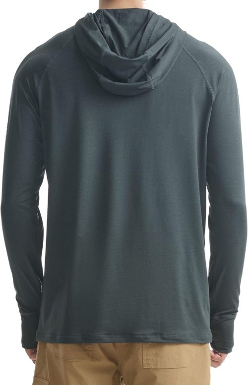 Maamgic Sun Protection Hoodie - UPF 50+ Long Sleeve SPF Fishing Shirt for Men | Outdoor UV Protection