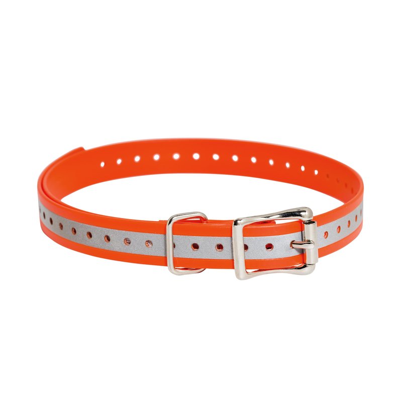 SportDOG 3/4-Inch Collar Strap - Waterproof Replacement Strap for Rugged Outdoor Use - Adjustable Collar with High Visibility - Reflective Orange
