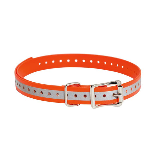 SportDOG 3/4-Inch Collar Strap - Waterproof Replacement Strap for Rugged Outdoor Use - Adjustable Collar with High Visibility - Reflective Orange