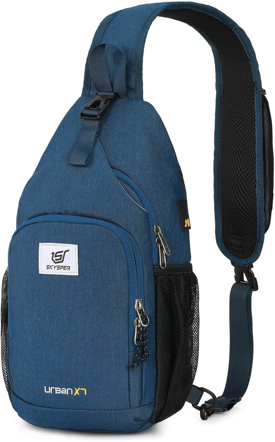 SKYSPER Sling Bag - RFID Crossbody Backpack for Travel & Hiking - Unisex Daypack in Blue