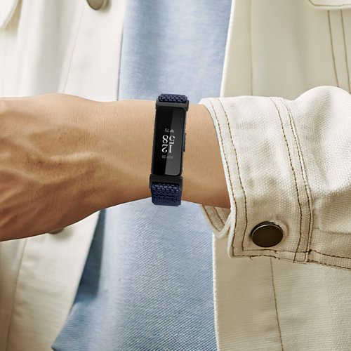 enkic Elastic Watch Band Compatible with Fitbit Inspire /3/2/HR/Ace 2/3, Soft Nylon Sport Wristband Replacement Straps For Women & Men