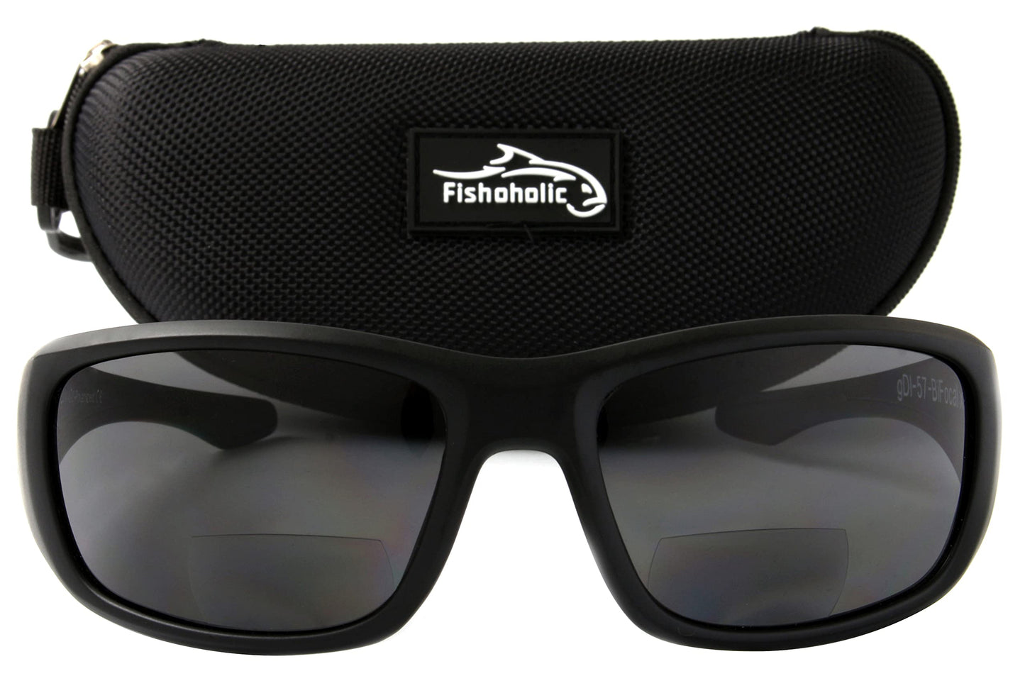 Fishoholic Polarized Bi-Focal Fishing Sunglasses with Reader Magnification (1.5x, 2.0x, 2.5x Options) and UV400 Protection