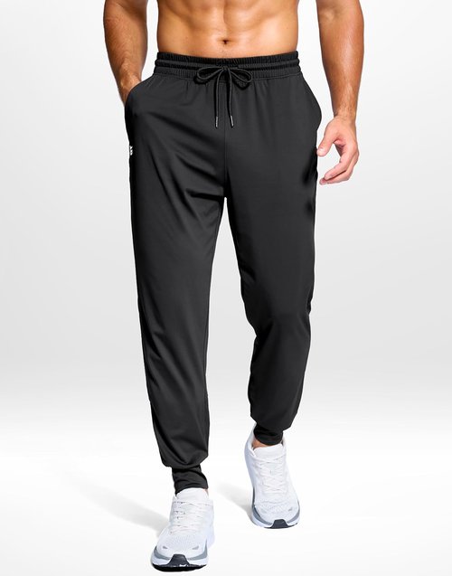 G Gradual Men's Joggers - Lightweight Athletic Workout Pants with Pockets | Stretch Track Sweatpants for Gym