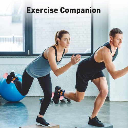 ELEAMY Ankle Straps for Dumbbells - Versatile Foot Attachment for Weight Lifting & Leg Extensions